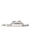 Pikkukuva 3 / 9: Pre-owned Valentino Metallic Craquele Nappa Rockstud Spike Belt Bag Silver