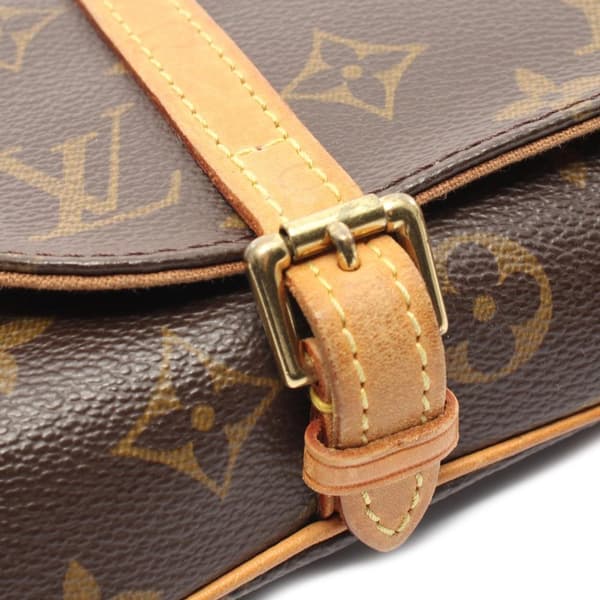 Pre-owned Louis Vuitton Monogram Pochette Marelle PM Brown