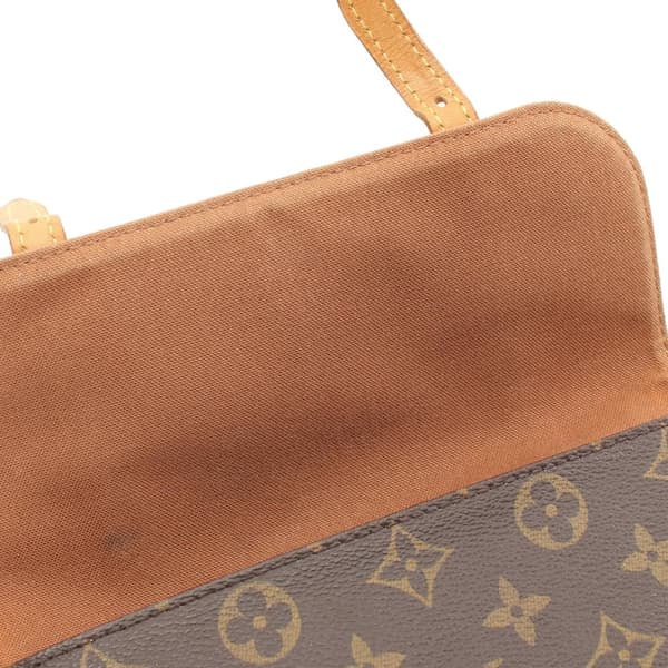 Pre-owned Louis Vuitton Monogram Pochette Marelle PM Brown