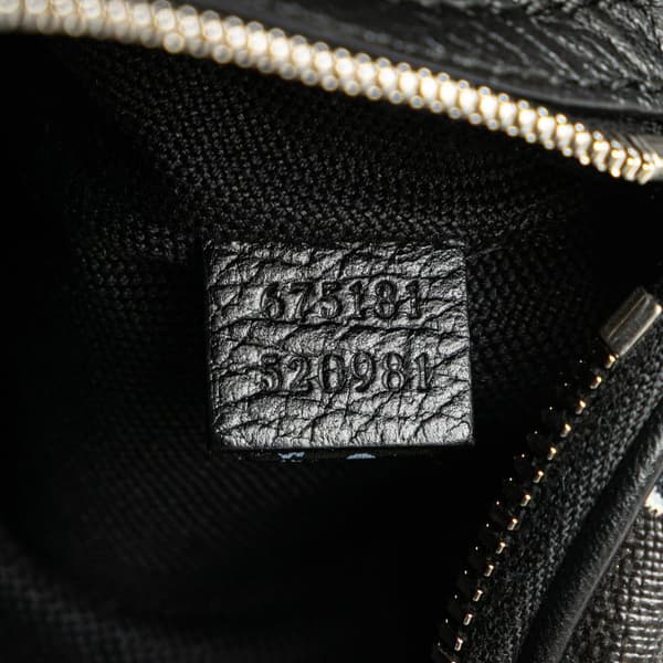 Pre-owned Gucci GG Supreme Tiger Belt Bag Black
