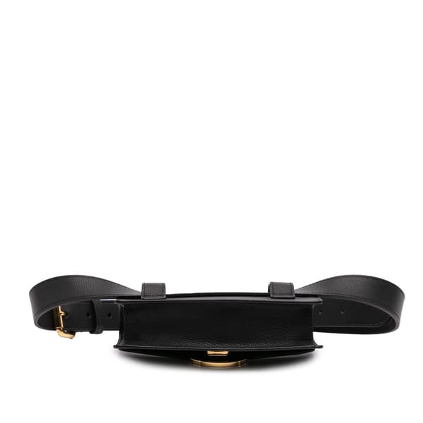 Pre-owned Fendi Vitello Cruise F is Fendi Envelope Belt Bag Black