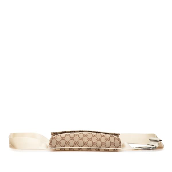 Pre-owned Gucci GG Canvas Belt Bag Brown