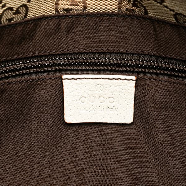 Pre-owned Gucci GG Canvas Belt Bag Brown