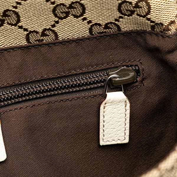 Pre-owned Gucci GG Canvas Belt Bag Brown