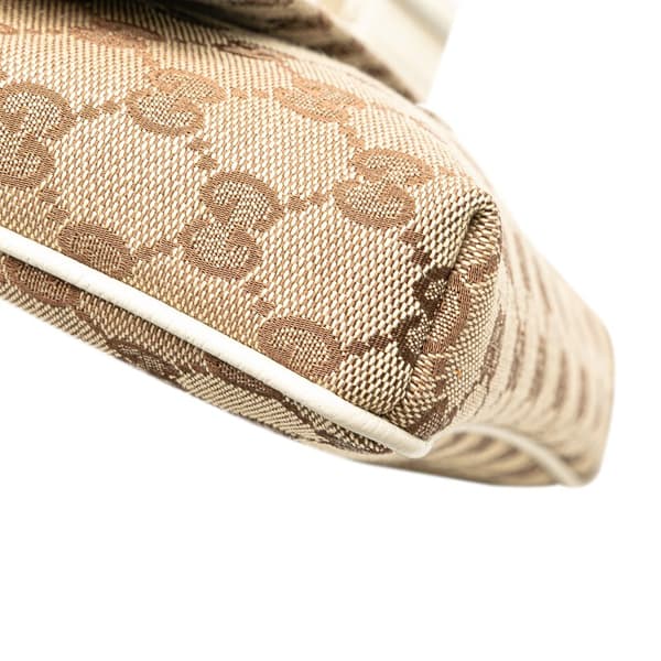 Pre-owned Gucci GG Canvas Belt Bag Brown