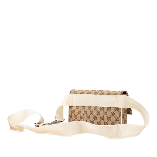 Pre-owned Gucci GG Canvas Belt Bag Brown