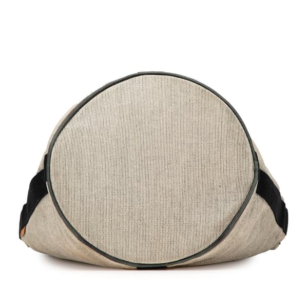 Pre-owned Hermès Toile Saxo GM Brown
