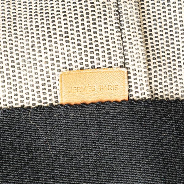 Pre-owned Hermès Toile Saxo GM Brown