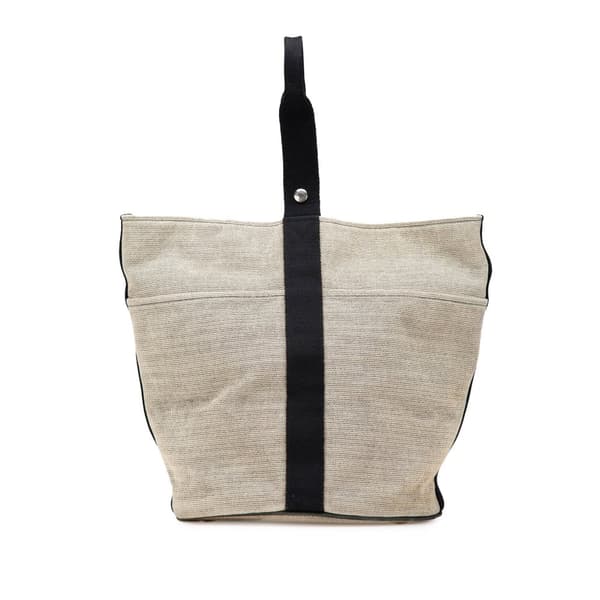 Pre-owned Hermès Toile Saxo GM Brown