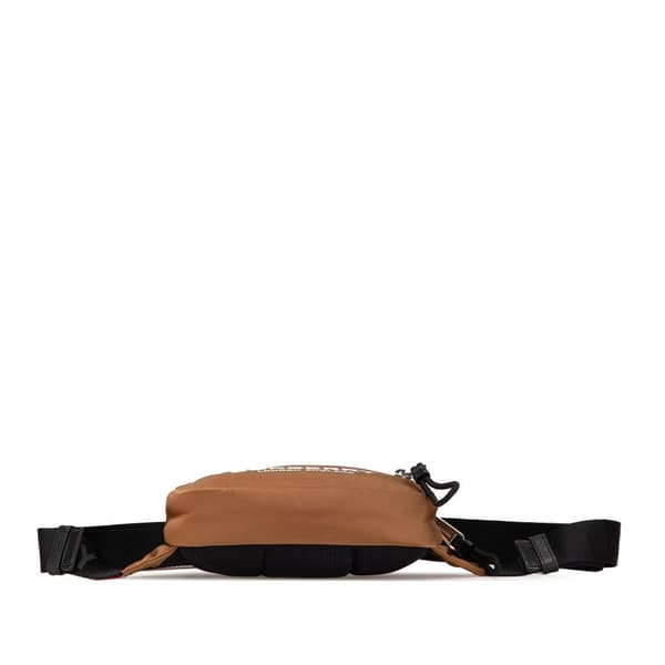 Pre-owned Burberry Nylon Logo Cannon Belt Bag Brown