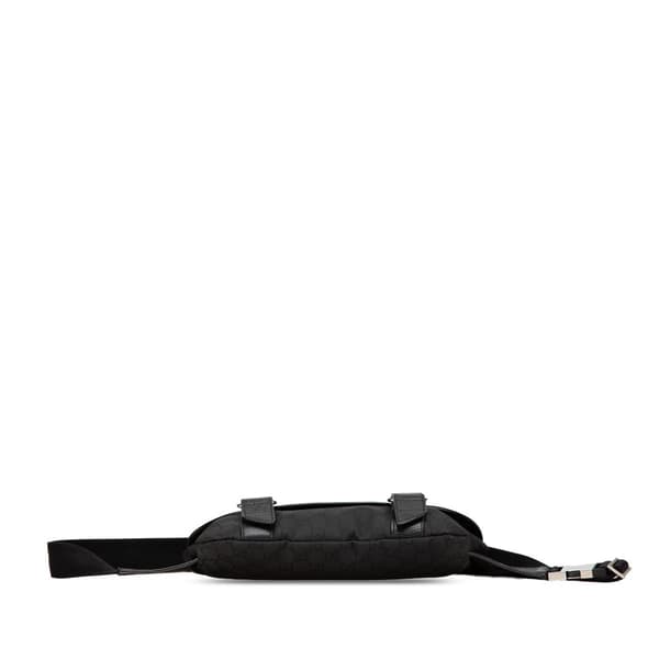 Pre-owned Gucci GG Canvas Belt Bag Black