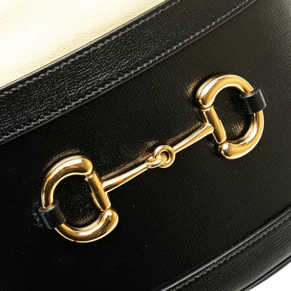Pre-owned Gucci Leather Horsebit 1955 Bucket Bag Black