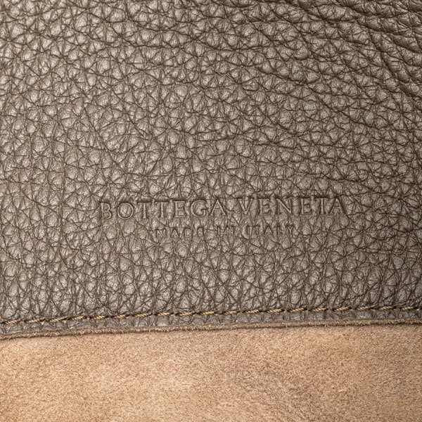 Pre-owned Bottega Veneta Large Washed Cervo Deerskin Hobo Brown