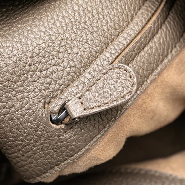 Pre-owned Bottega Veneta Large Washed Cervo Deerskin Hobo Brown