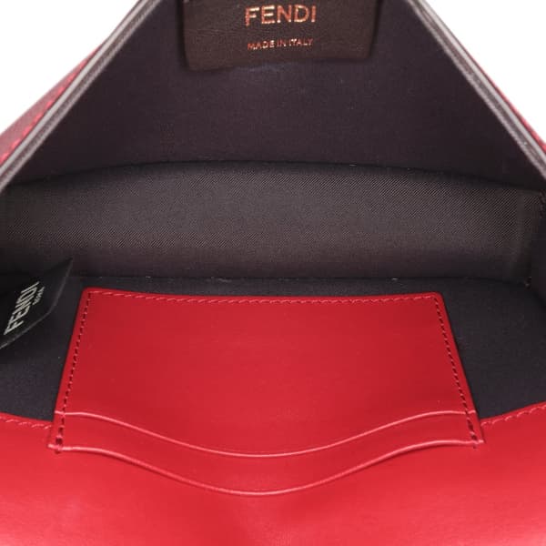 Pre-owned Fendi Zucca Embossed Leather F is Fendi Convertible Belt Bag Brown