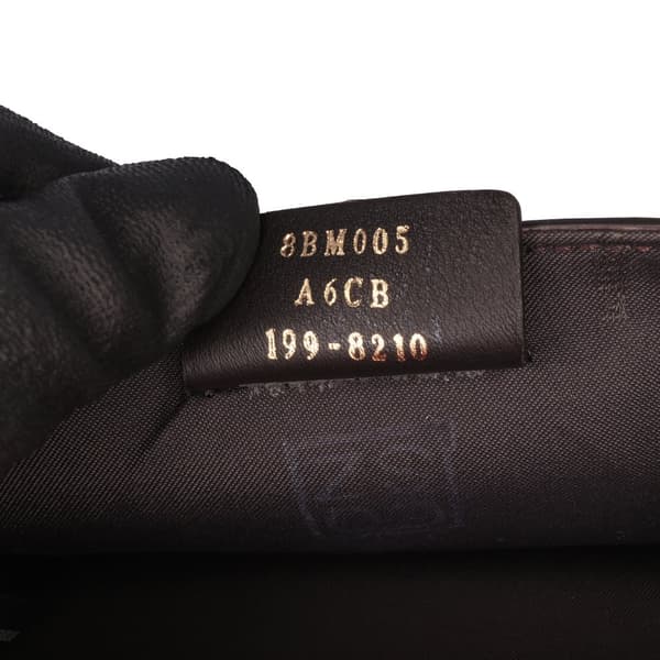 Pre-owned Fendi Zucca Embossed Leather F is Fendi Convertible Belt Bag Brown
