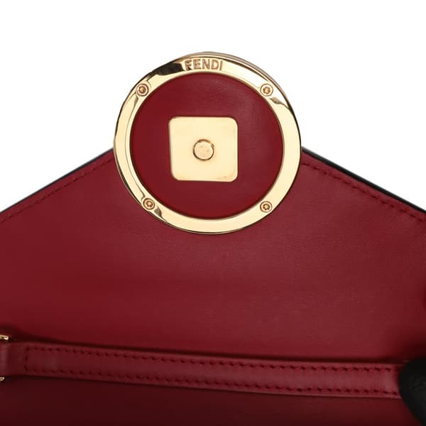 Pre-owned Fendi Zucca Embossed Leather F is Fendi Convertible Belt Bag Brown