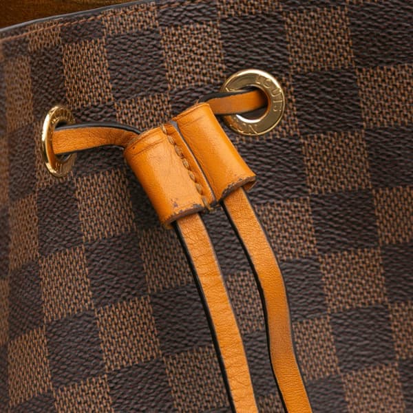 Pre-owned Louis Vuitton Damier Ebene Neonoe MM Brown