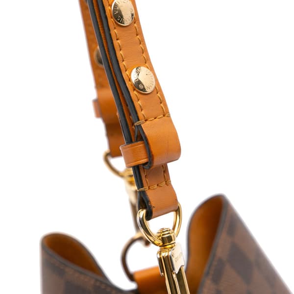 Pre-owned Louis Vuitton Damier Ebene Neonoe MM Brown