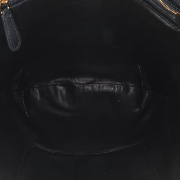 Pre-owned The Row Leather North South Allie Shoulder Bag Black