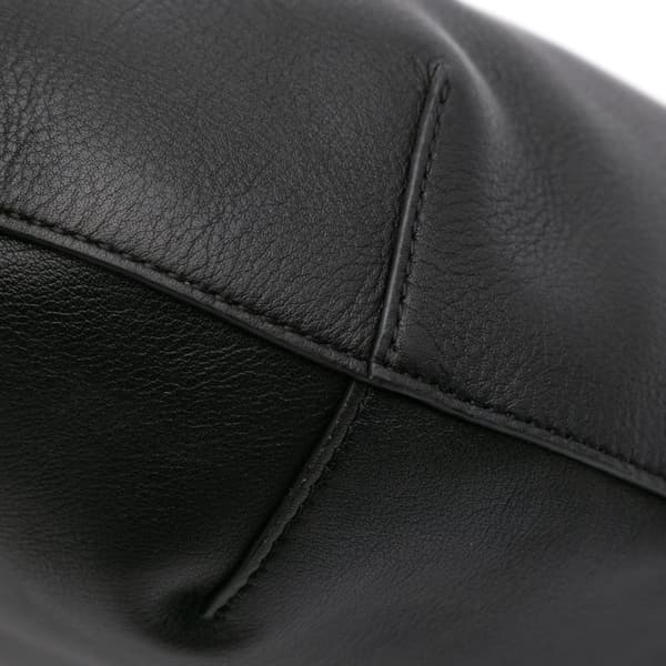 Pre-owned The Row Leather North South Allie Shoulder Bag Black