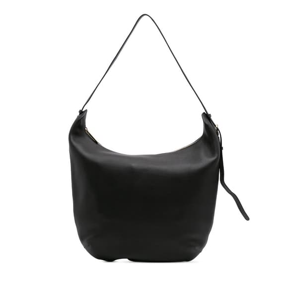 Pre-owned The Row Leather North South Allie Shoulder Bag Black