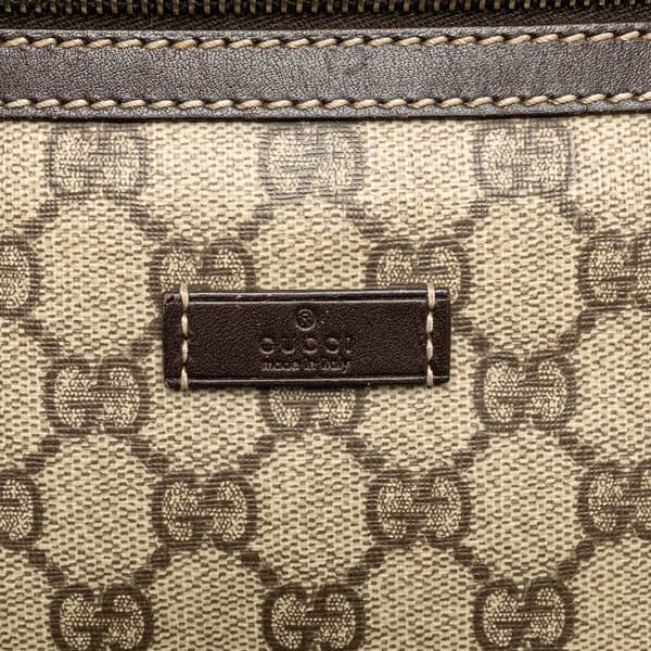 Pre-owned Gucci GG Supreme Belt Bag Brown