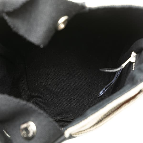 Pre-owned Hermès Toile Saxo PM Gray