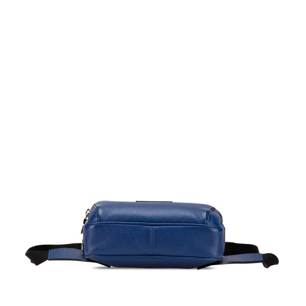 Pre-owned Louis Vuitton Taiga Outdoor Bumbag Blue