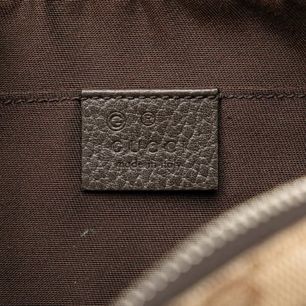 Pre-owned Gucci GG Canvas Belt Bag Brown