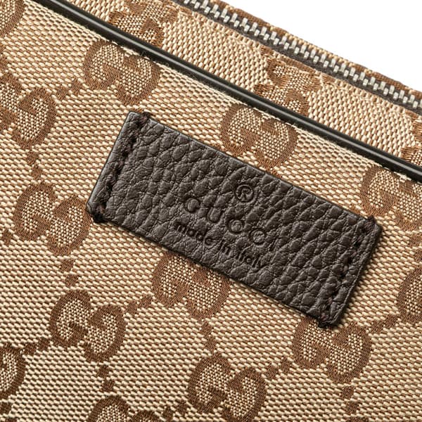 Pre-owned Gucci GG Canvas Belt Bag Brown