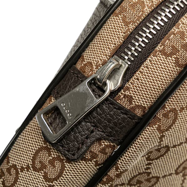 Pre-owned Gucci GG Canvas Belt Bag Brown