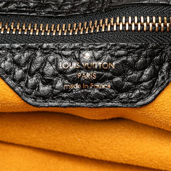Pre-owned Louis Vuitton Monogram Denim Mahina XL Black