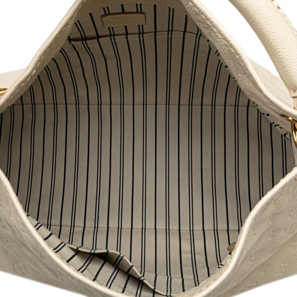Pre-owned Louis Vuitton Monogram Empreinte Artsy MM White