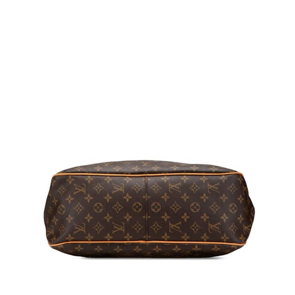 Pre-owned Louis Vuitton Monogram Delightful MM Brown