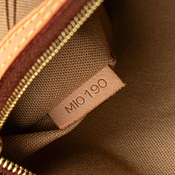Pre-owned Louis Vuitton Monogram Delightful MM Brown
