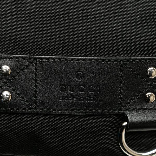 Pre-owned Gucci Nylon Belt Bag Black