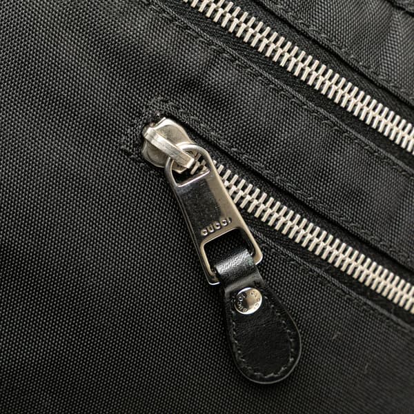 Pre-owned Gucci Nylon Belt Bag Black