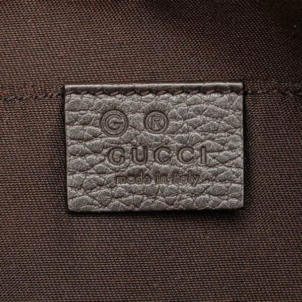 Pre-owned Gucci GG Canvas Belt Bag Brown