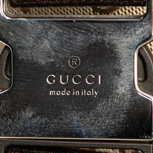 Pre-owned Gucci GG Canvas Belt Bag Brown