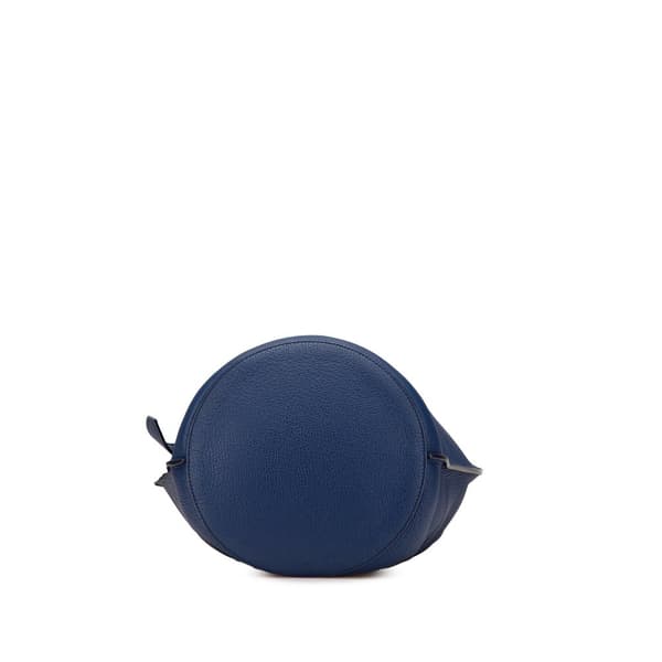 Pre-owned Celine Leather Big Bag Bucket Blue