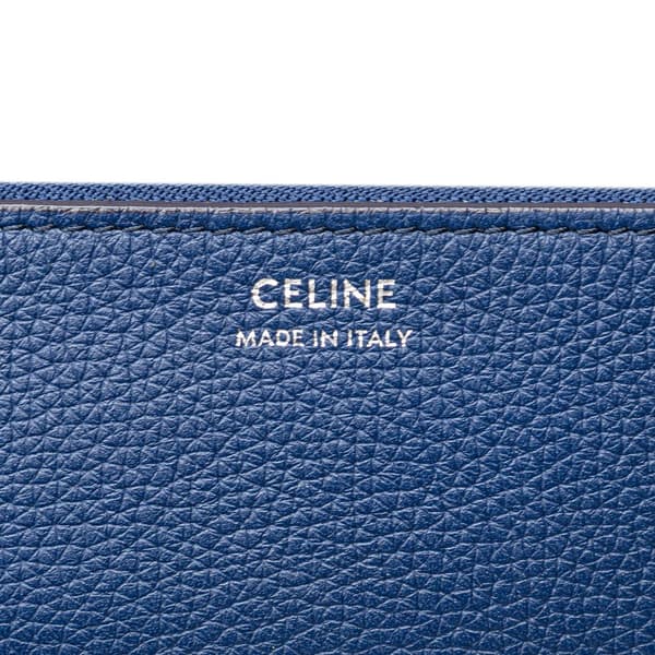 Pre-owned Celine Leather Big Bag Bucket Blue