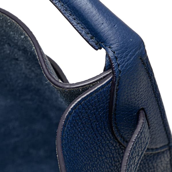 Pre-owned Celine Leather Big Bag Bucket Blue