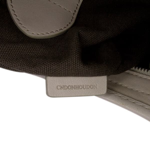 Pre-owned Burberry Smoked Check Coated Canvas Brooklyn Hobo Brown