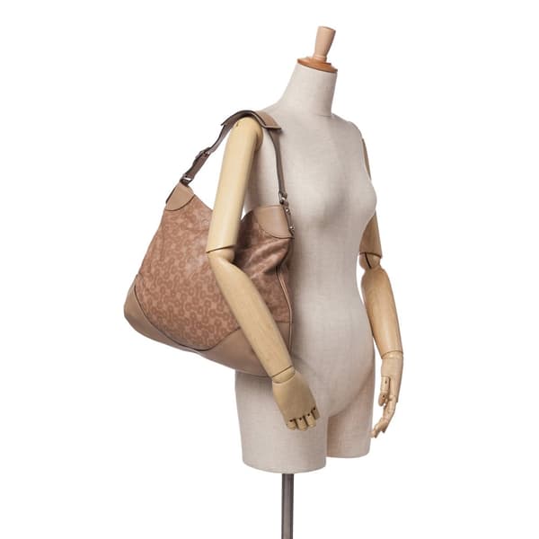 Pre-owned Gucci Leather Horsebit Hobo Brown