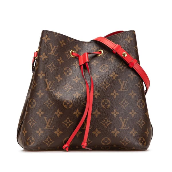 Pre-owned Louis Vuitton Monogram Neonoe MM Brown