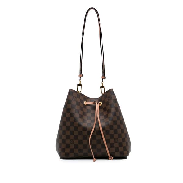 Pre-owned Louis Vuitton Damier Ebene NeoNoe MM Brown
