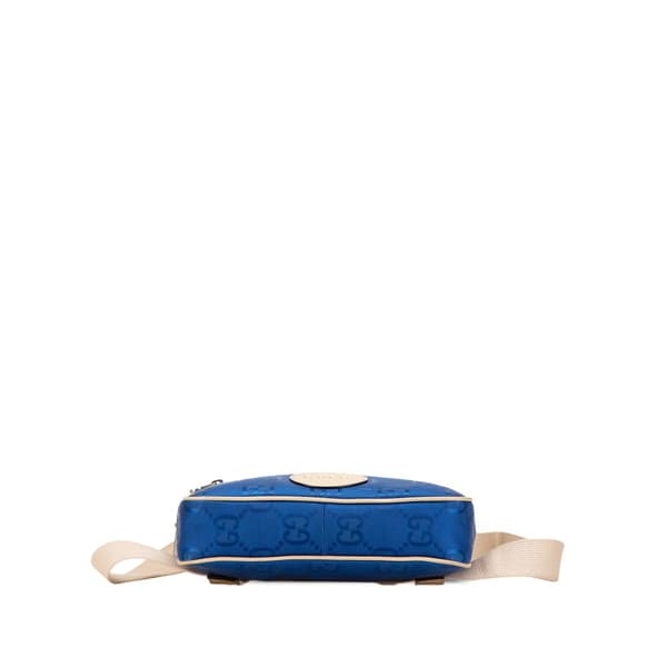 Pre-owned Gucci GG Nylon Off The Grid Belt Bag Blue