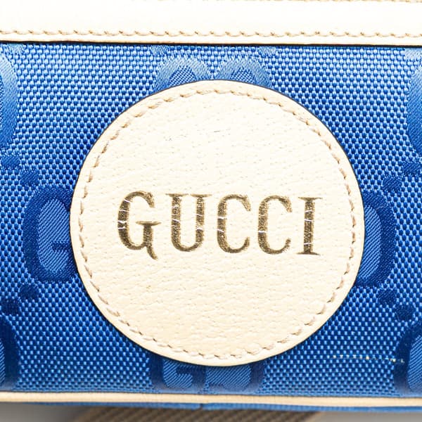 Pre-owned Gucci GG Nylon Off The Grid Belt Bag Blue