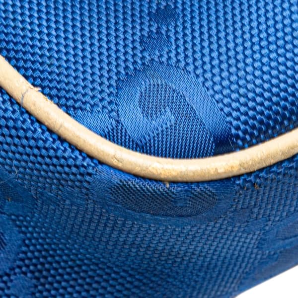 Pre-owned Gucci GG Nylon Off The Grid Belt Bag Blue